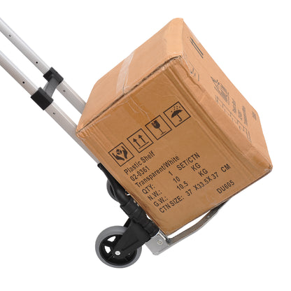 Aluminum Trolley Transport Collapsible Hand Trolley Stack Trolley Aluminum max. 70 kg capacity