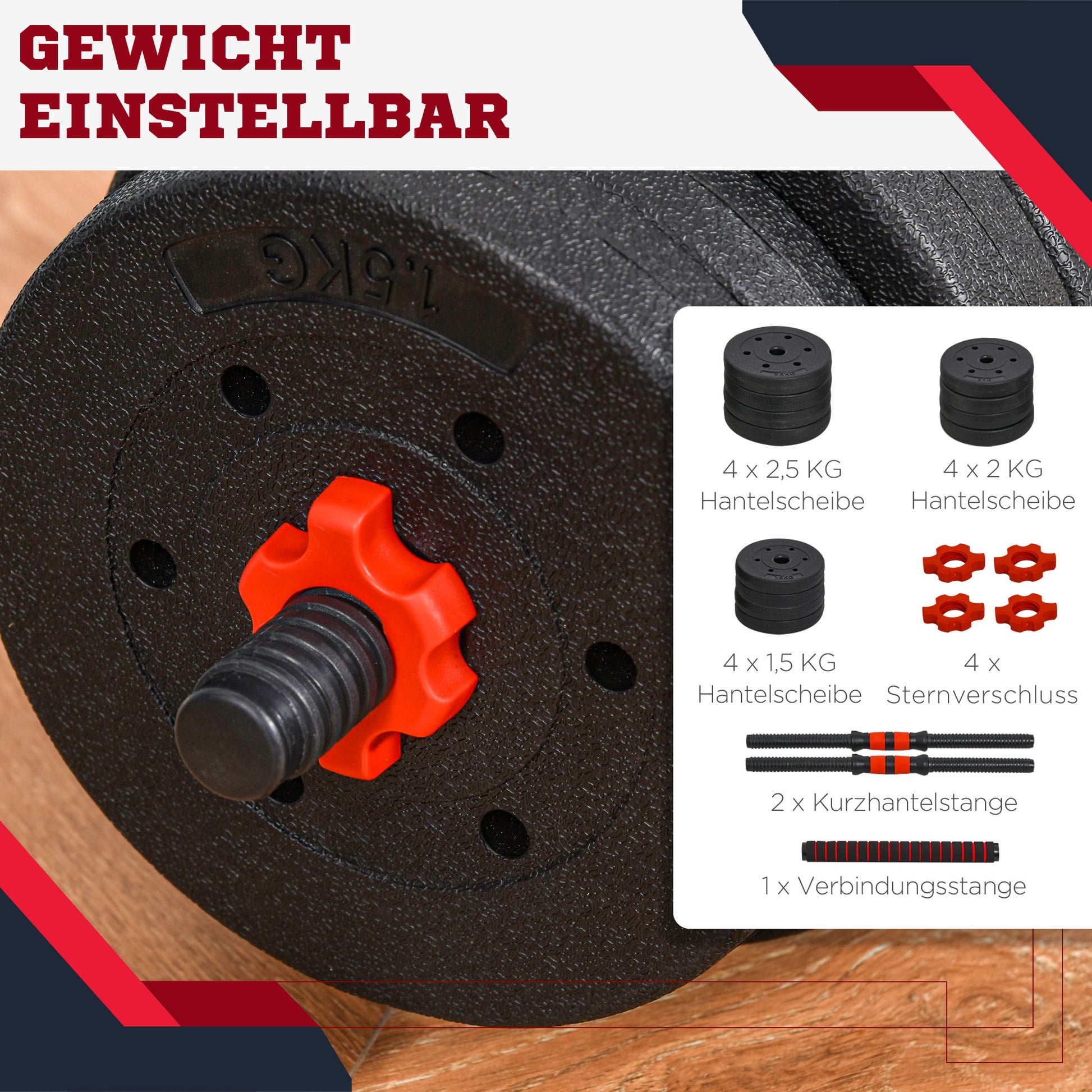 2 in 1 Dumbbells Set 25 kg Adjustable Dumbbell & Barbell Professional Dumbbell Strength Training and Weightlifting for Home Fitness