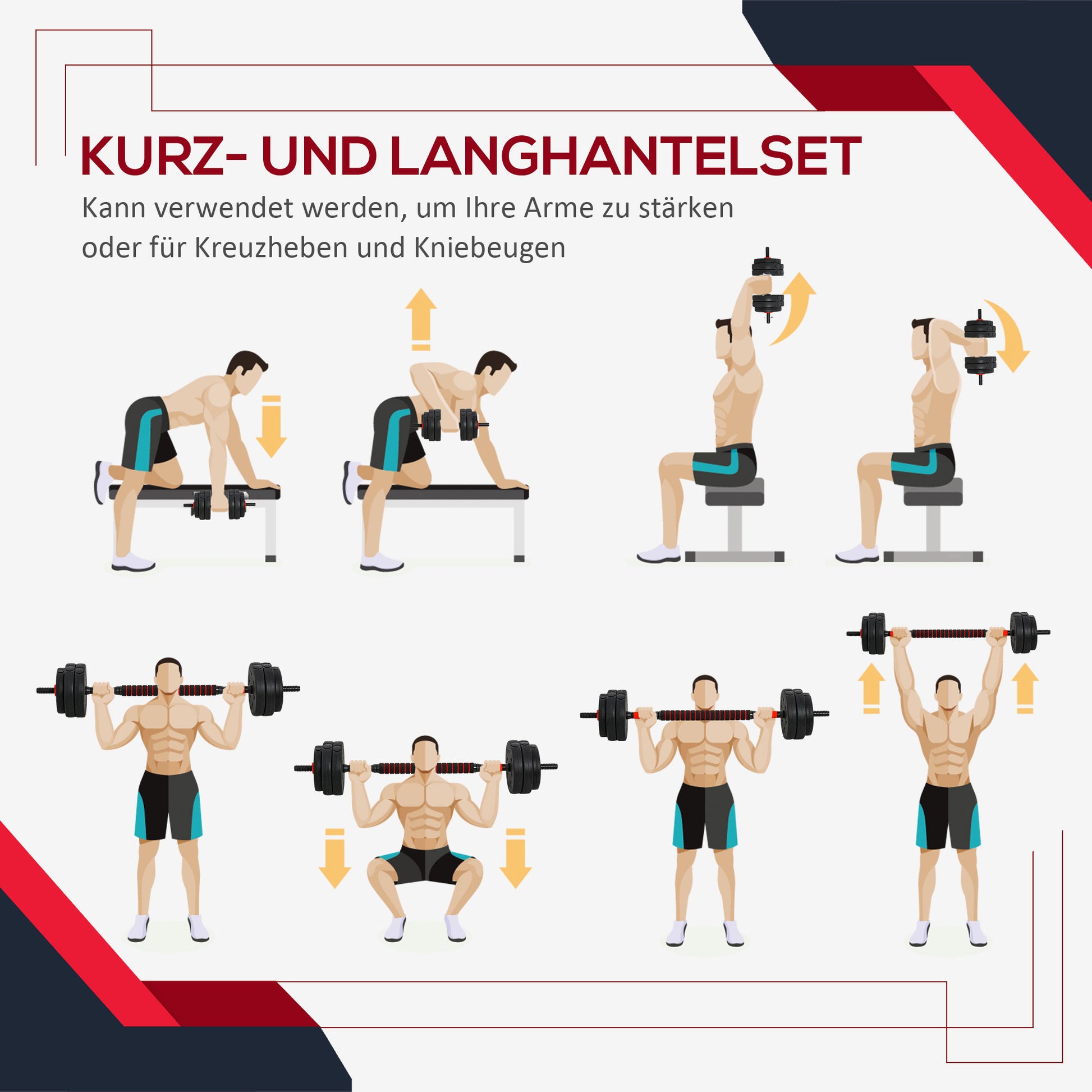 2 in 1 Dumbbells Set 25 kg Adjustable Dumbbell & Barbell Professional Dumbbell Strength Training and Weightlifting for Home Fitness
