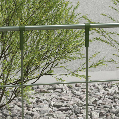 Set of 4 Garden Trellises Plant Supports with Steel Frame for Fruits Vegetables Flowers Outdoor Decoration Patio Terrace 40x90 cm Green