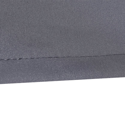 Replacement Cover for Retractable Sun Awning, Replacement Fabric for 3.6x2.5 m Arm Awning in Polyester, Anti-UV 30+, for Balcony, Patio, Terrace, Outdoor, Garden, Grey