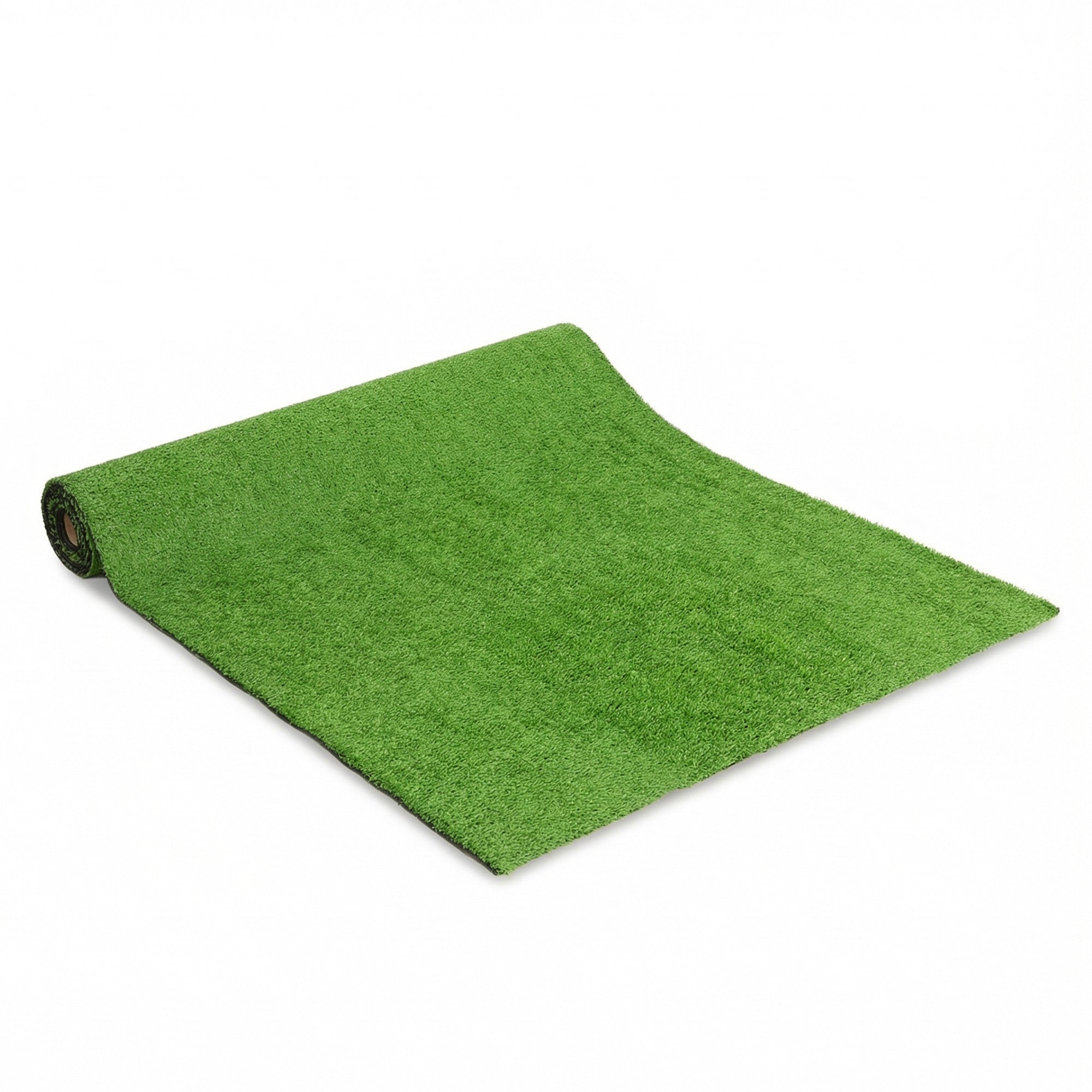 Artificial Grass 1 x 4 m (3.3 x 13.1 ft), 10 mm Pile, Self-Draining Lawn Mat for Garden, Terrace, Patio, Balcony — Green