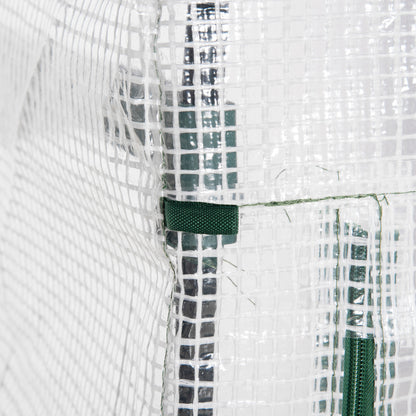 greenhouse with shelves, winter-proof film greenhouse made of steel, greenhouse for balcony, garden, tomato greenhouse 70x50x160cm, tomato greenhouse for vegetables, flowers, plants, white