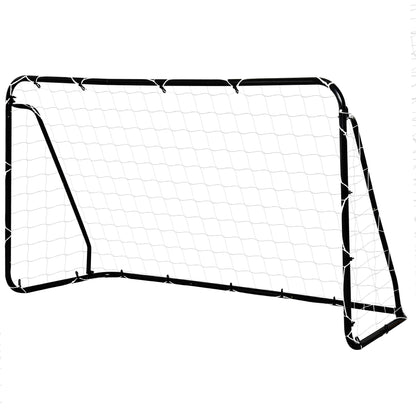 Football Goal - Soccer Goal - Training Goal dimensions 203L x 81W x 120H cm - black epoxy polyester metal frame - included pegs - black