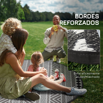 Outdoor Garden Set Garden Furniture Set 1 Round Table and 2 Terrace Chairs with Steel Frame Armrests and Adjustable Foot Pads White