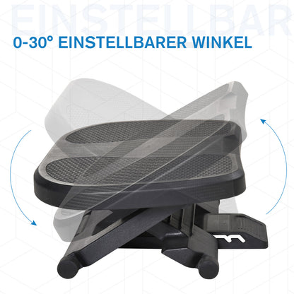 Desk Footrest Ergonomic 3 Level Adjustable Footrest Non-Slip Footstool with Massage Function Footstool for Home Office, Home, Office