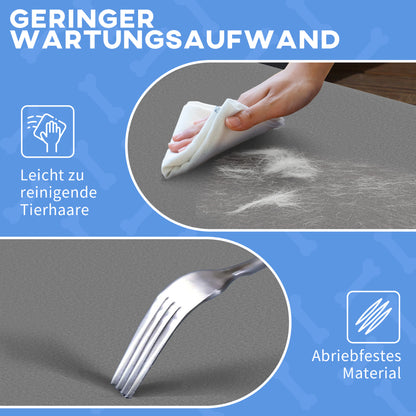 Outdoor Dog Cot, Foldable Elevated Dog Bed for Small Dogs, Cooling Pet Cot with Steel Frame, Pet Bed for Outdoor Camping, 71 x 58 x 20 cm, Gray