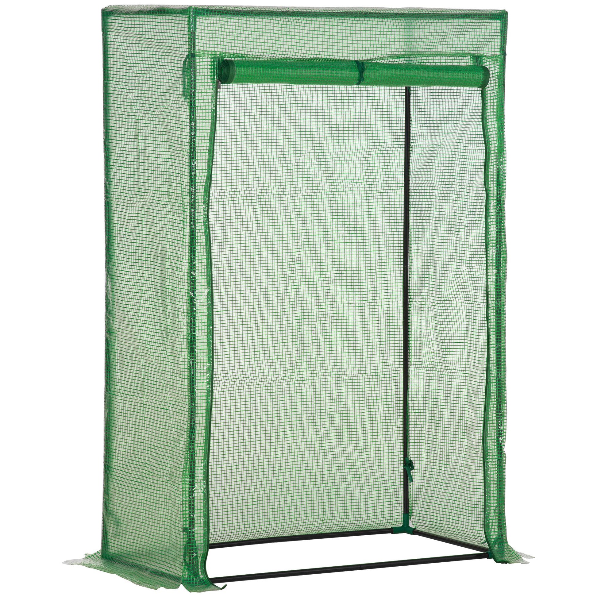 Greenhouse with Door, Winterproof Steel Frame Greenhouse, Greenhouse for Balcony, Garden, Tomato House 100x50x150cm, Tomato Greenhouse for Tomatoes, Vegetables, Flowers, Plants, Green