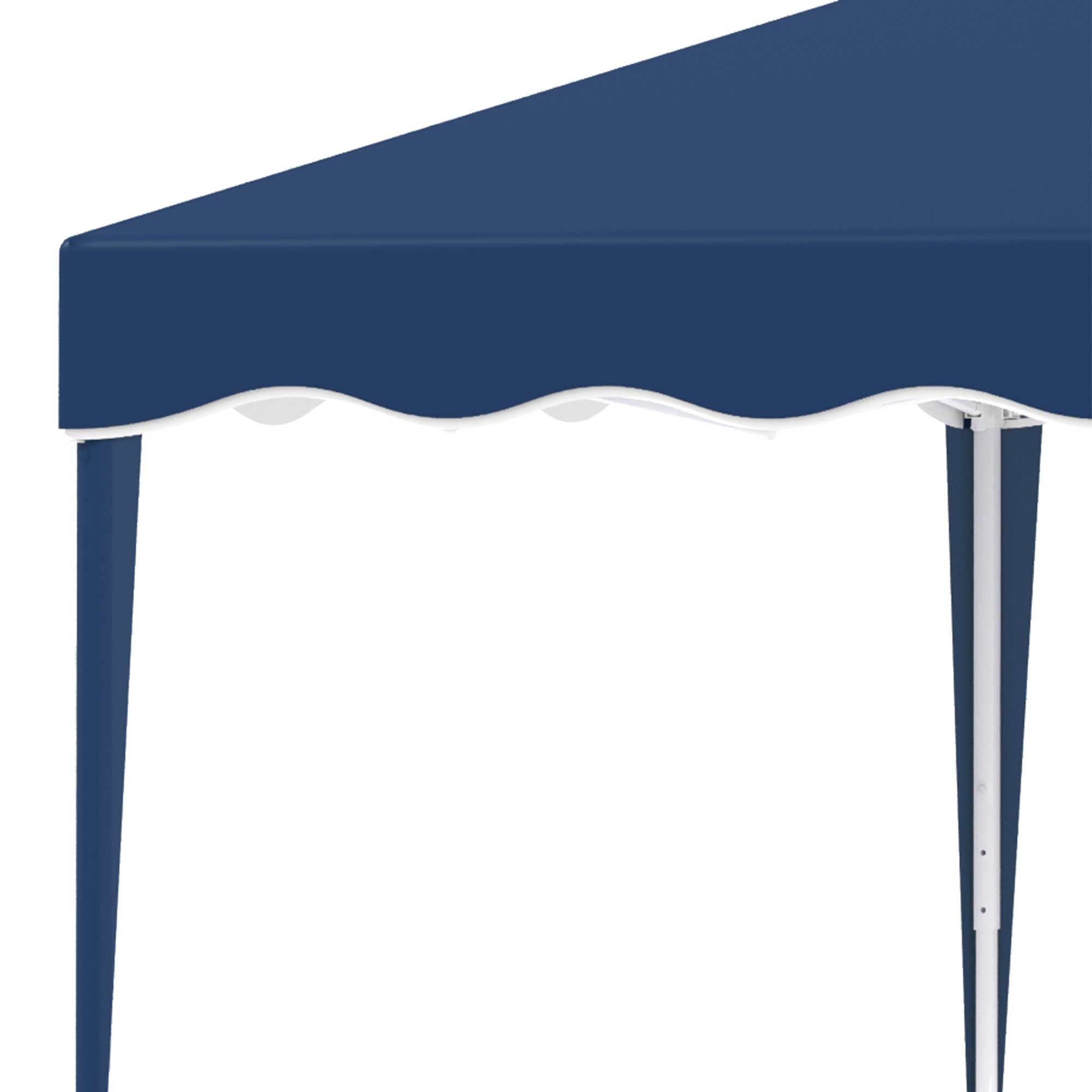 Folding Pavilion Pavilion 3 x 3 m Garden Pavilion Foldable Party Tent Adjustable Height Gazebo with Carrying Bag UV Protection Steel Oxford Blue