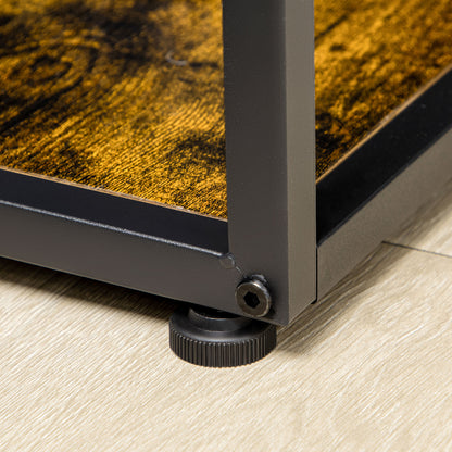 Industrial Style 7-Tier Steel Frame Storage Bookcase for Living Room Bedroom Kitchen - 83 x 34 x 180 cm