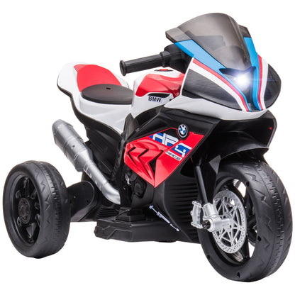 Kids Electric Motorcycle Children's Motorbike 6V Electric Vehicle Electric Tricycle Kids Vehicle with 3 Music Modes 2.5km/h Kids Motorcycle for Children aged 18 months PP Metal Red 82.5 x 42 x 54 cm