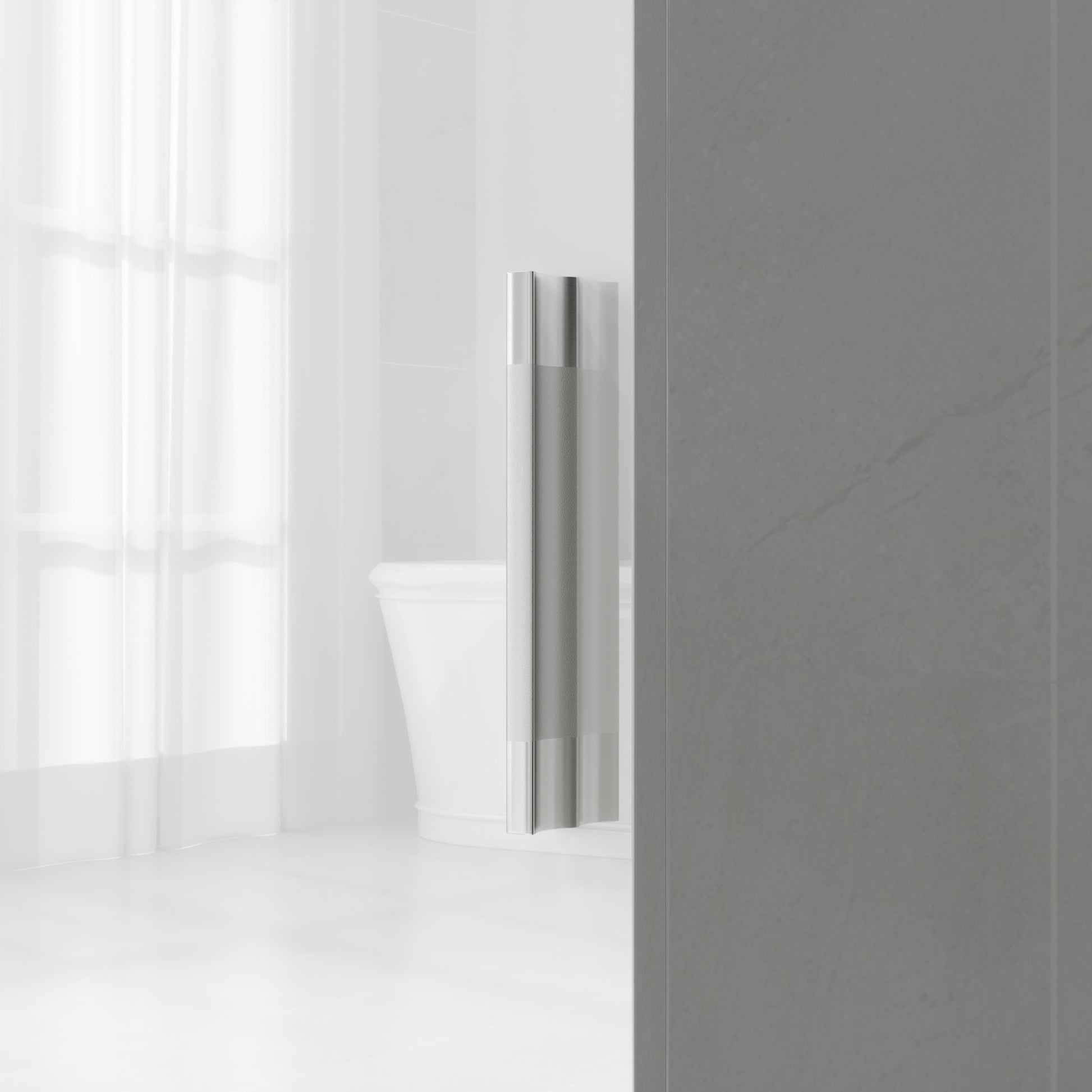 Bathroom Wall Cabinet Tall Bathroom Column with Adjustable Shelves and 2 Doors Modern Bathroom Furniture for Small Space 40x30x160 cm White Gloss
