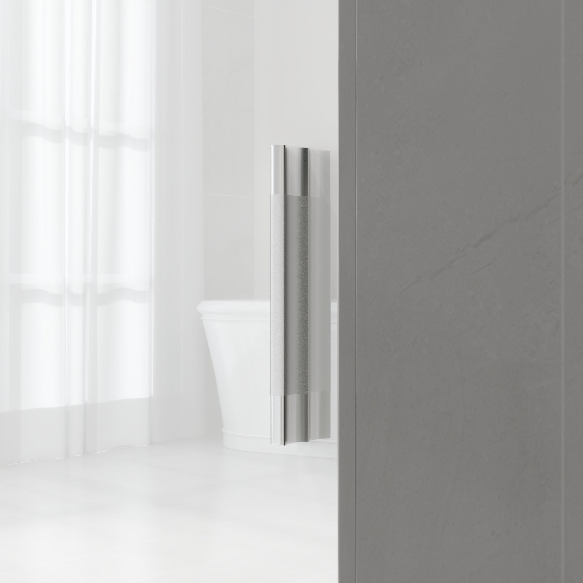 Bathroom Wall Cabinet Tall Bathroom Column with Adjustable Shelves and 2 Doors Modern Bathroom Furniture for Small Space 40x30x160 cm White Gloss
