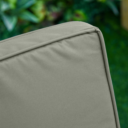 2-Piece Seat Cushion Set, 56 x 52 cm Chair Cushions with Zipper, Fabric Cover, 7cm Thick Pad, Washable Seat Pad for Home, Garden, Car, Office, Sofa, Chairs, Dark Grey