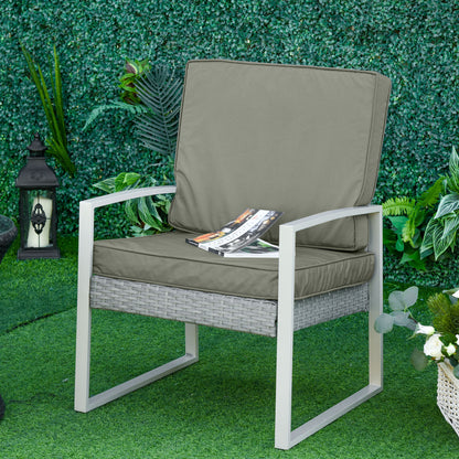 2-Piece Seat Cushion Set, 56 x 52 cm Chair Cushions with Zipper, Fabric Cover, 7cm Thick Pad, Washable Seat Pad for Home, Garden, Car, Office, Sofa, Chairs, Dark Grey