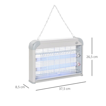 Anti-Mosquito Lamp Electric Fly Killer Insect Zapper 20W 60m² Area Safe and Effective with UV Light for Outdoor and Indoor Use