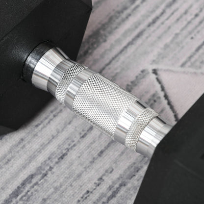 Dumbbells with Knurled Grip, Cast Iron Dumbbell, 1 x 44 lbs, Dumbbells for Men and Women, Dumbbell for Home, Gym, Strength Training