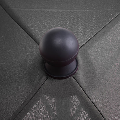 Sunshade Beach Parasol Garden Parasol Umbrella Balcony Parasol Sun Protection Adjustable Gray