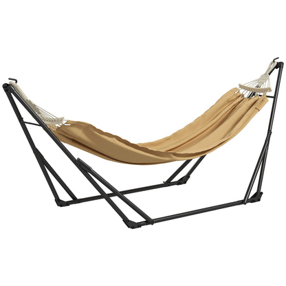 Foldable Steel Hammock Stand, 2-in-1 Support for Hammock or Hanging Chair, Includes Carrying Bag, dim. 263L x 89W x 100H cm