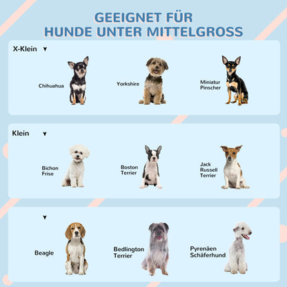 Dog House, Dog Kennel with Saddle Roof, Weatherproof Pet House for medium-sized dogs under 20 kg, Outdoor Dog House, 65 x 75.7 x 63 cm, Gray