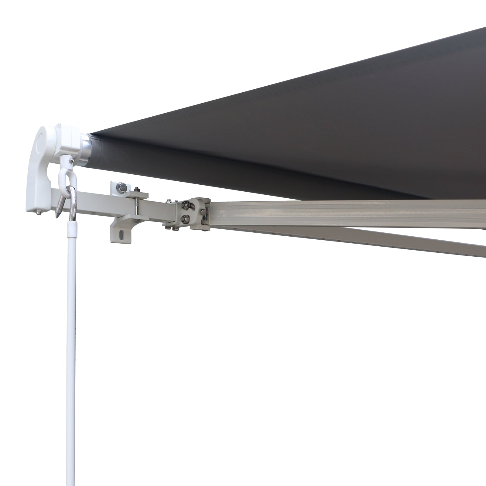Retractable Awning | Sun and Rain Protection | Balcony | Gray | 295 x 250cm