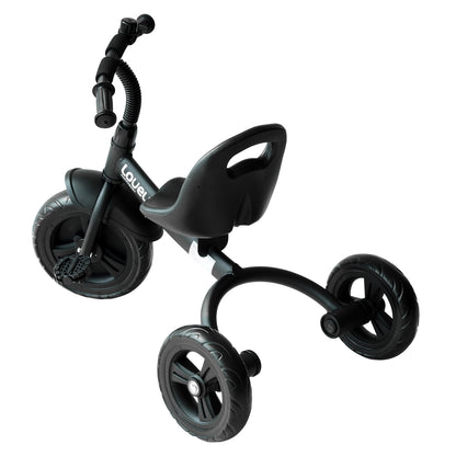 Kids Tricycle for Children 18 Months and Up with Bell Fenders Safety Wheel 79x50.5x58 cm Black