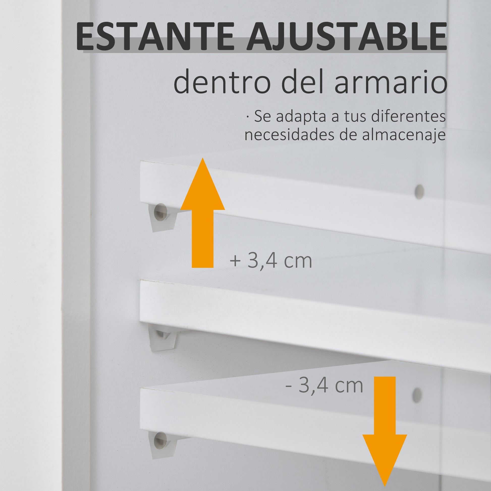 Bathroom Cabinet with Large Storage Mirror Wall Mounted Cabinet with Adjustable Interior Shelf and Open Shelves 60x18x63 cm White