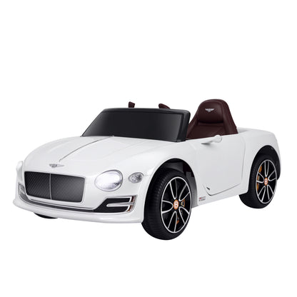Kid's Car Bentley GT Licensed Children's Electric Car with Remote Control 2 x 390 Motors Kids White 108 x 60 x 43 cm