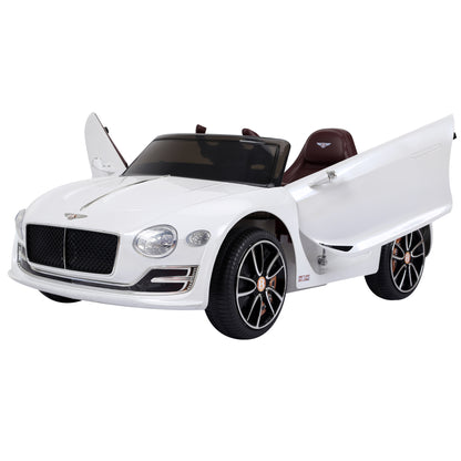 Kid's Car Bentley GT Licensed Children's Electric Car with Remote Control 2 x 390 Motors Kids White 108 x 60 x 43 cm