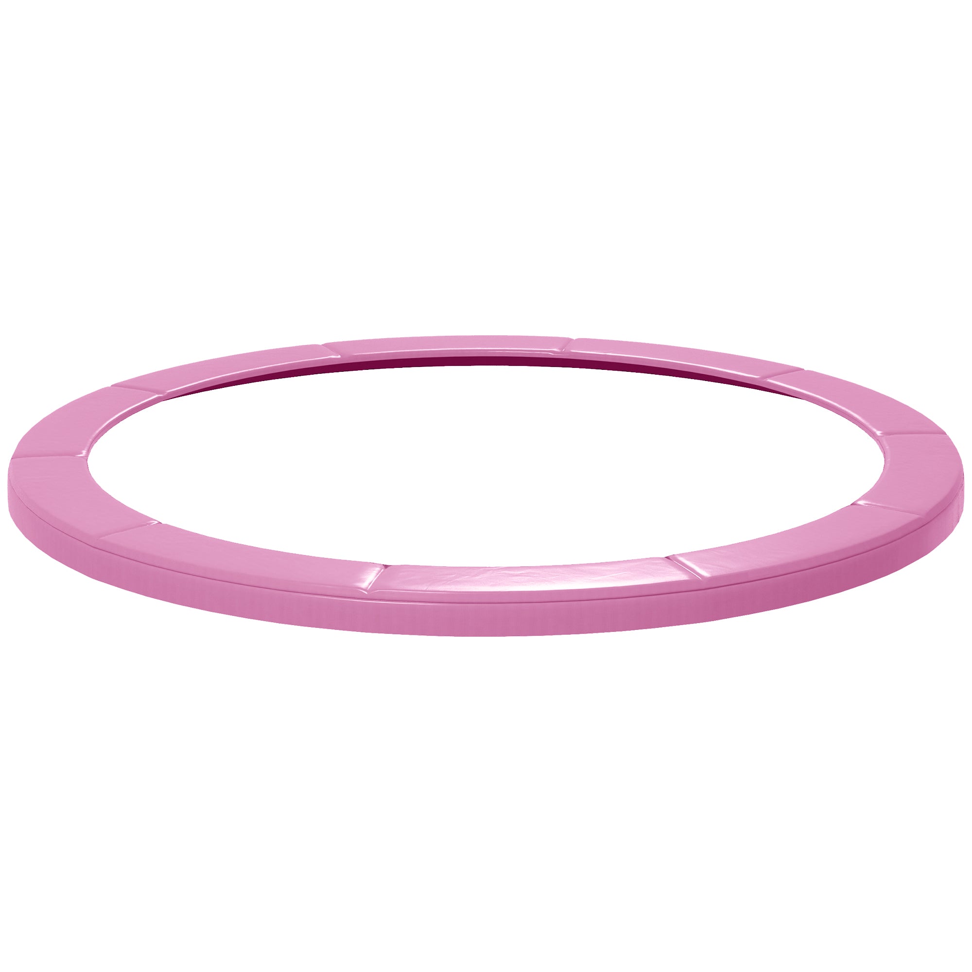 SPORTNOW Trampoline Safety Pad 10 ft, Tear-Resistant UV-Resistant Spring Cover, Waterproof Edge Protector for Garden Trampolines — Pink