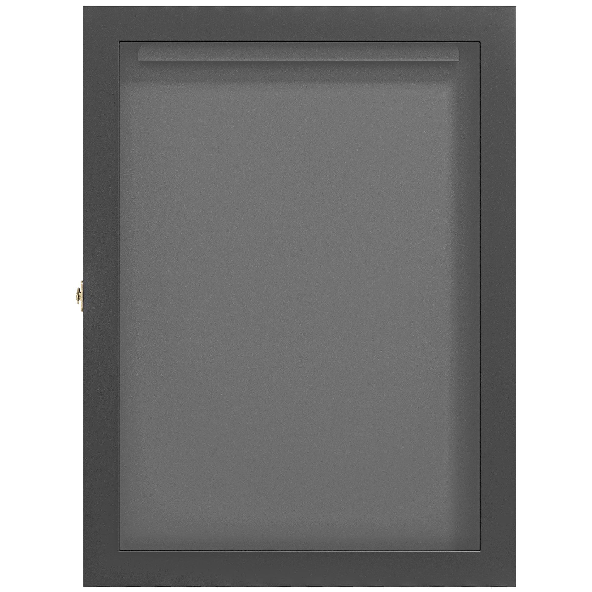 Frame Box T-Frame Jersey Display Case Acrylic Door Internal Felt Lining 71 x 6.5 x 89 cm Black