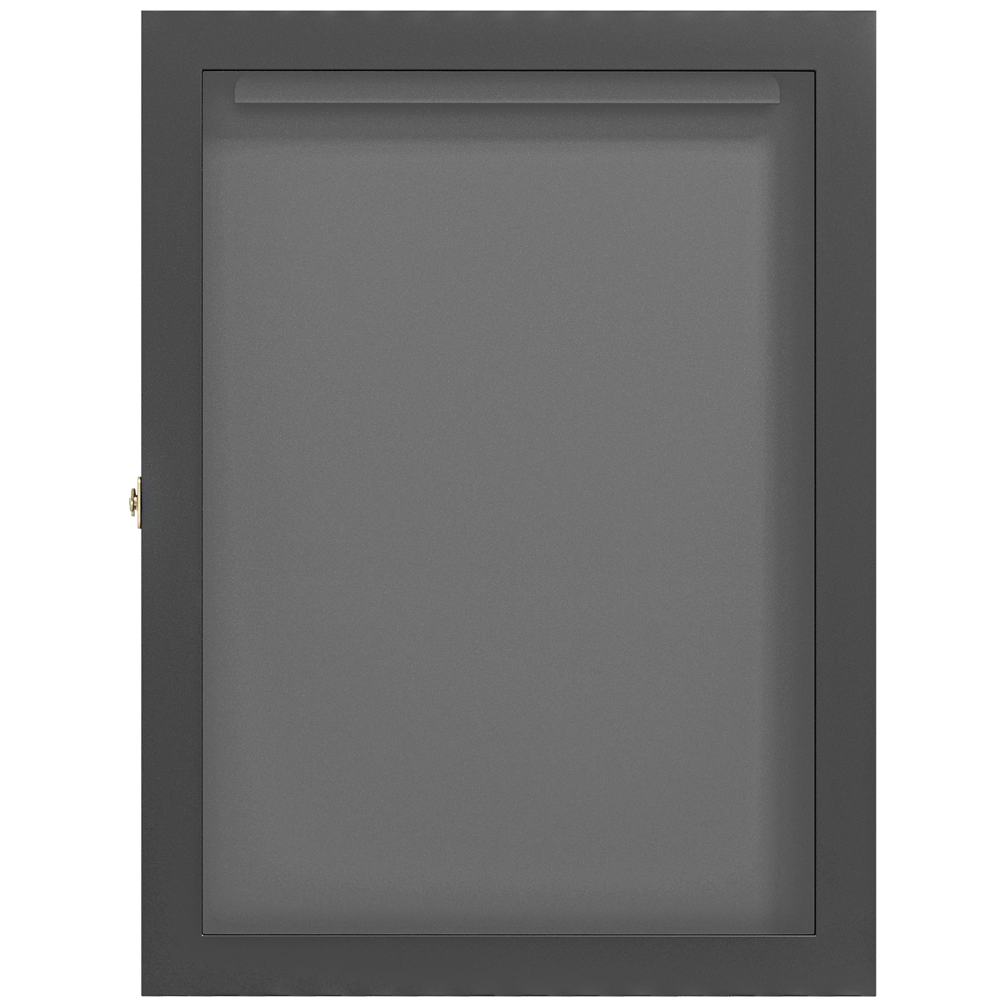 Frame Box T-Frame Jersey Display Case Acrylic Door Internal Felt Lining 71 x 6.5 x 89 cm Black