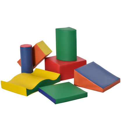 7 PCS. Foam Building Blocks Kids Soft Building Blocks Play & Climb Building Bricks Soft Giant Building Blocks Building Toy Foam Blocks Building Set for Babies & Toddlers Castle Set Multicolored