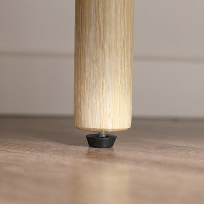 TV Stand TV Mount for up to 50-inch TV with 2 Sliding Doors and 2 Shelves with Cable Management - 115 x 40 x 49 cm