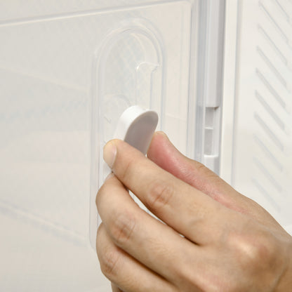 Stackable Shoe Boxes 18 Pieces Shoe Box with Ventilation Openings Shoe Storage Shoe Rack for pumps, ankle boots, up to size 43 Transparent White