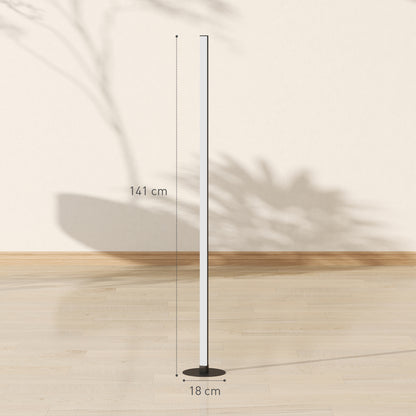 Floor Standing Lamp, RGBIC LED Floor Lamp with APP and Remote Control, Music Sync, 16 Million Colors, Scene Modes and Timer, for Living Room, Bedroom, Playroom, White