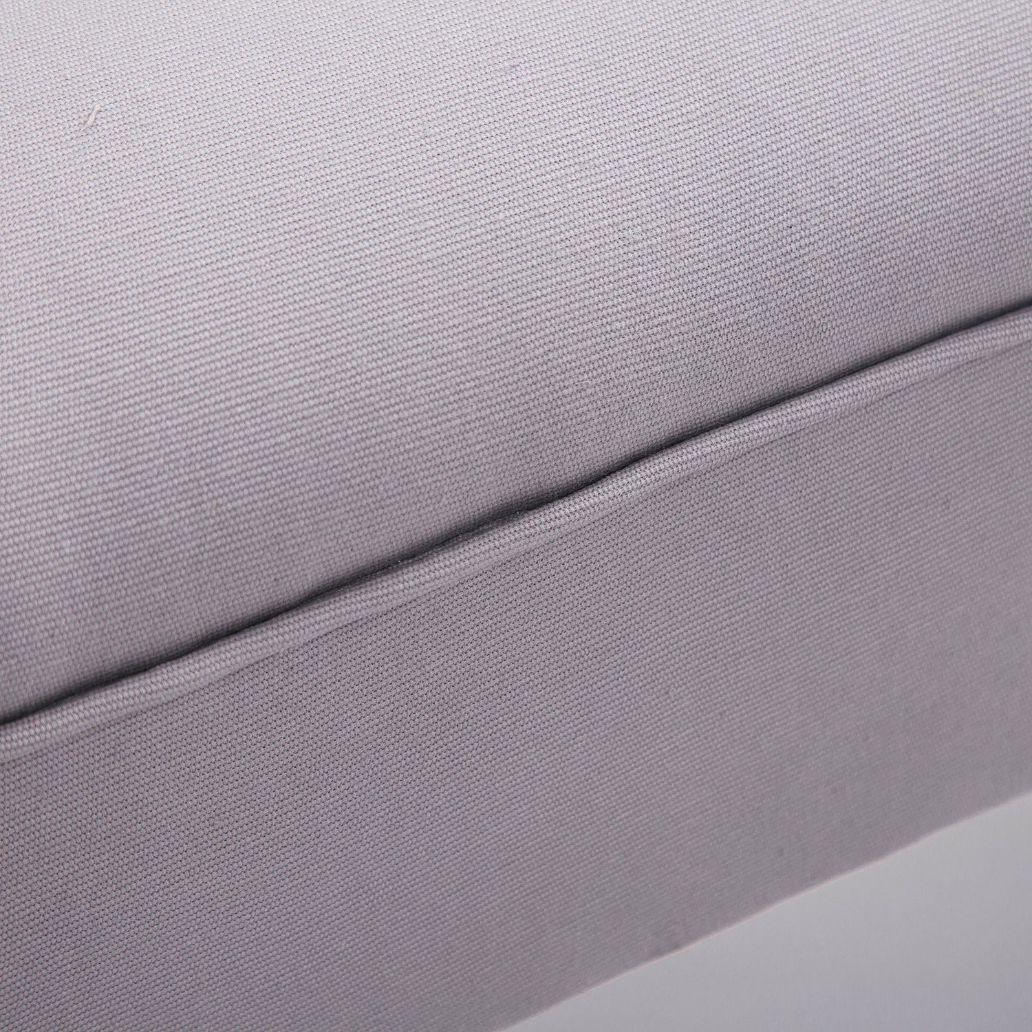 Bed Bench, Upholstered Bench, Seating Bench, Hallway Bench for Bedroom, up to 130 kg Load Capacity, Canvas Fabric, Grey, 102 x 36 x 51 cm