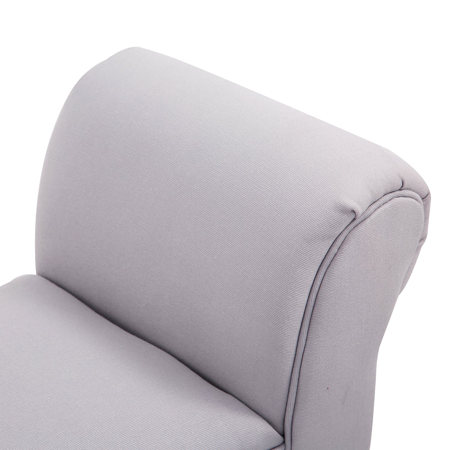 Bed Bench, Upholstered Bench, Seating Bench, Hallway Bench for Bedroom, up to 130 kg Load Capacity, Canvas Fabric, Grey, 102 x 36 x 51 cm