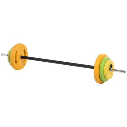 20kg Dumbbell Set Metal Dumbbells with Connecting Rod Non-Slip Grip Barbells Workout Dumbbell Weights Set for Home