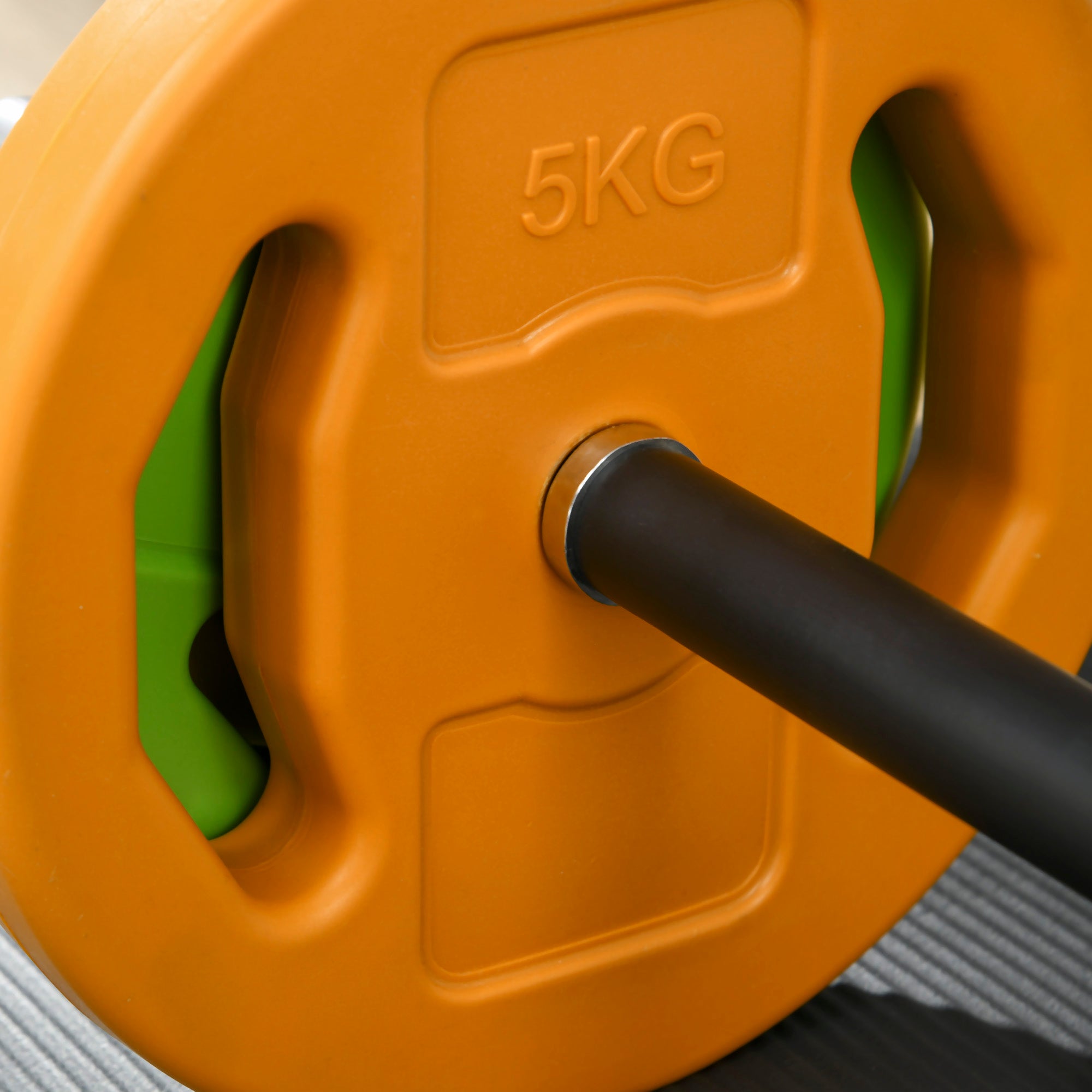 20kg Dumbbell Set Metal Dumbbells with Connecting Rod Non-Slip Grip Barbells Workout Dumbbell Weights Set for Home