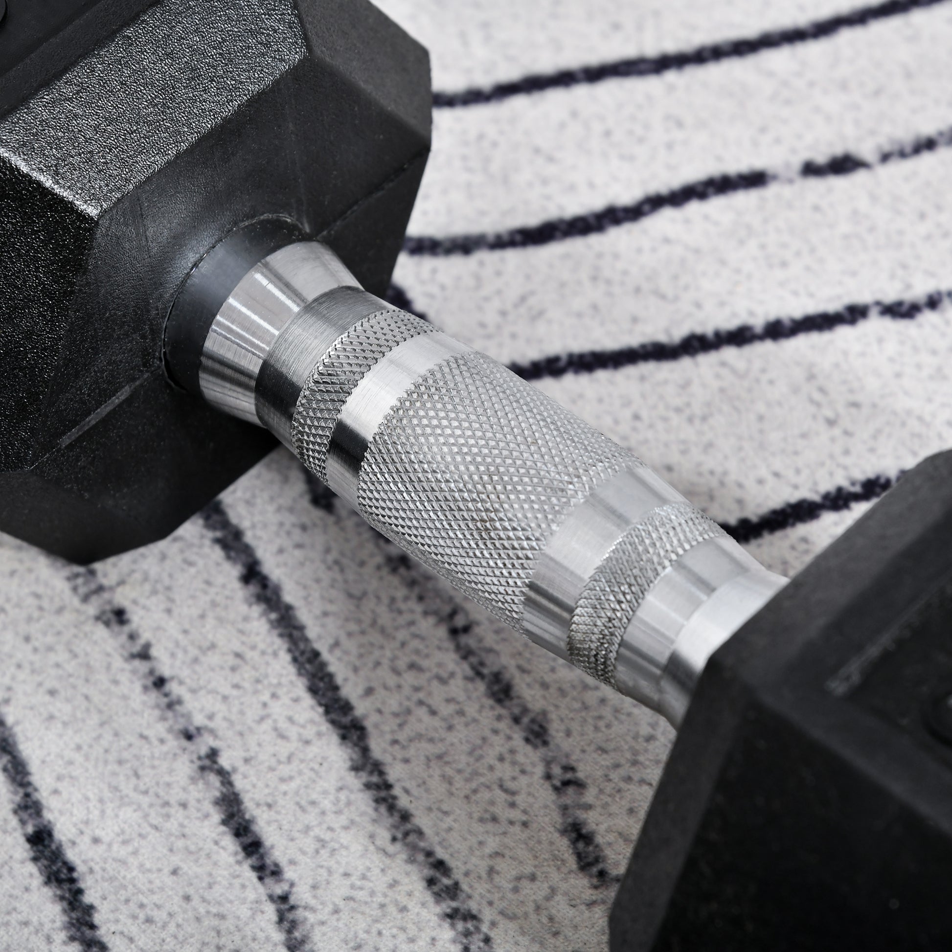 Dumbbell Set, 2 Pack Dumbbells with Knurled Handle, Cast Iron Dumbbell Set, 2 x 8 kg, Dumbbells for Men and Women, Dumbbell Set for Home, Gym, Strength Training