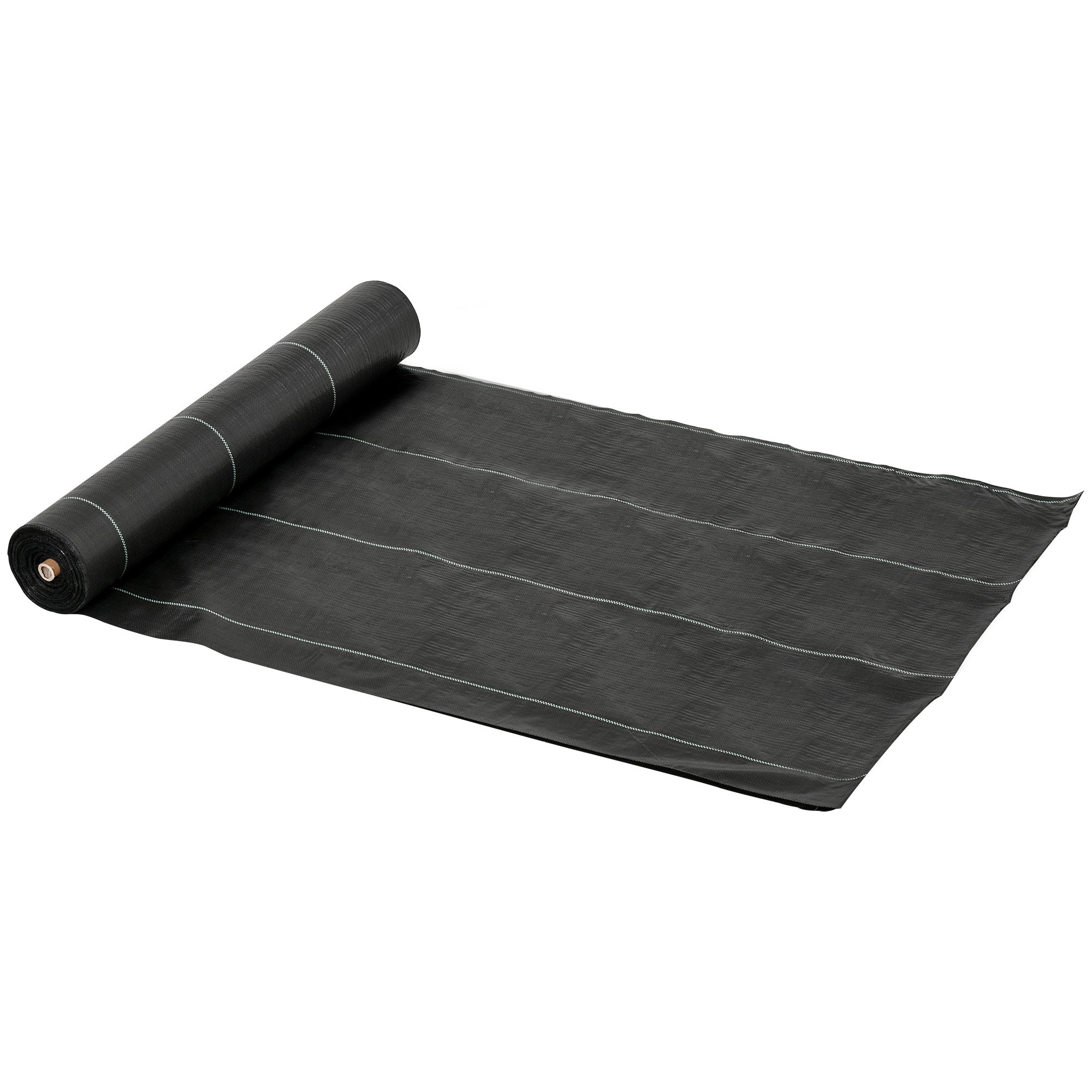 Weed Control Fabric 2x50 m Weed Barrier Fabric Weed Control Geotextile Mesh against Weeds and Weeds 100 g/m² for Garden Terrace Patio Black