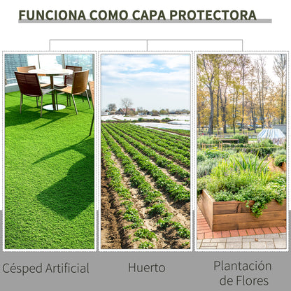 Weed Control Fabric 2x50 m Weed Barrier Fabric Weed Control Geotextile Mesh against Weeds and Weeds 100 g/m² for Garden Terrace Patio Black