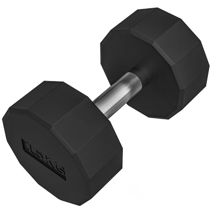 SPORTNOW Short Dumbbell Total 15 Kg - muscle training & weightlifting - non-slip handle, fitness, home sports, black