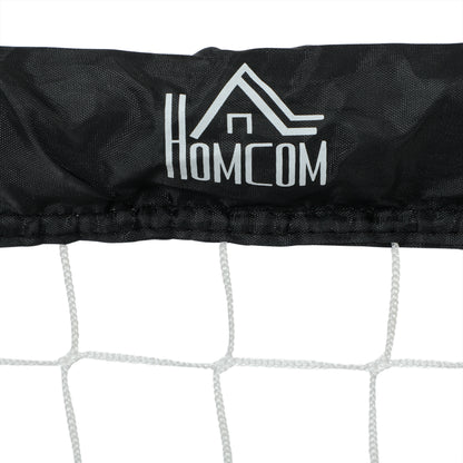 Soccer Goal 2-Piece Set Folding Soccer Goals with Metal Frame for Kids and Adults, Garden, 90 x 36 x 60 cm, Black