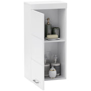 Bathroom Cabinet Wall Mounted Medicine Cabinet with Door, Adjustable Shelves 37.2 x 24.5 x 76.8 cm White