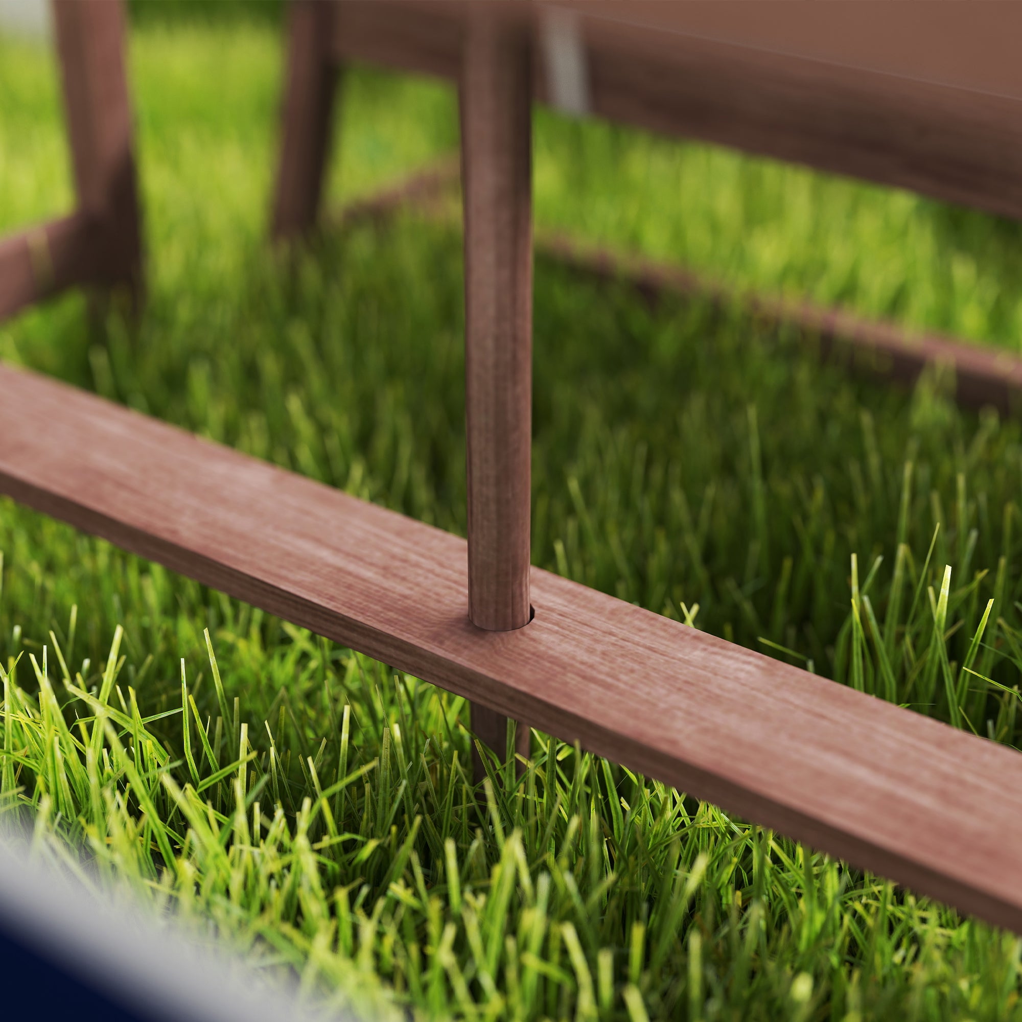 Outdoor Children's Garden Furniture Set, Children's Picnic Table with Benches, Cushions and Removable Parasol, for Garden, Lawn, Camping, Navy Blue and White Striped