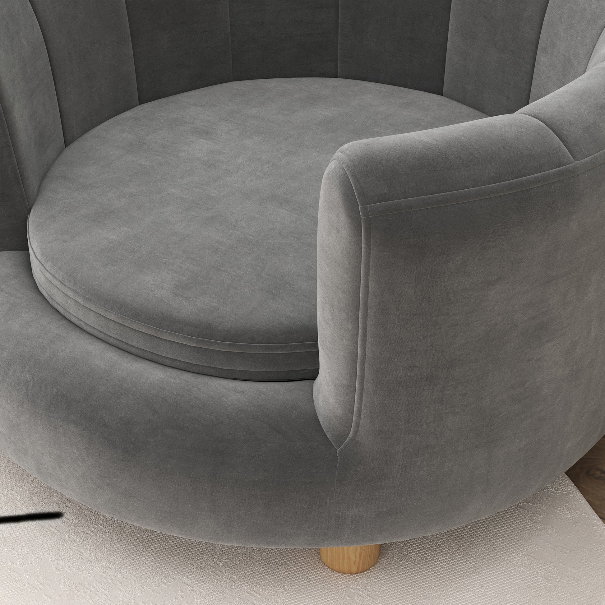 Dog Sofa Dog Couch, Washable Cover, Pet Sofa with Backrest and Wooden Legs, Cat Sofa, for small dogs under 4.5 kg, Gray