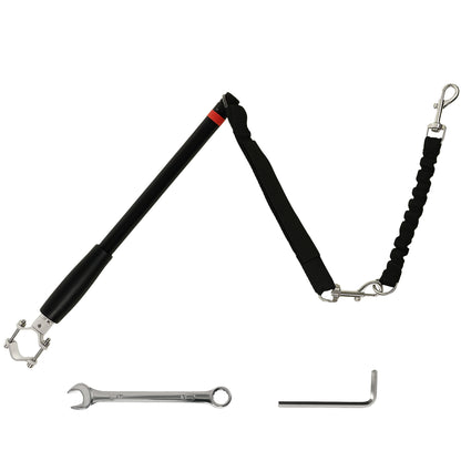 Dog Bike Leash Easy Installation and Removal Dog Leash for Bicycle, Cycling, Training, Jogging, Black