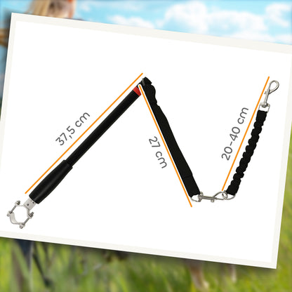 Dog Bike Leash Easy Installation and Removal Dog Leash for Bicycle, Cycling, Training, Jogging, Black